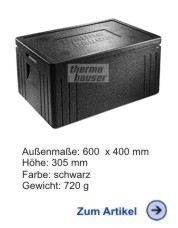 Thermobox Gastronorm 240mm Thermohauser ECO LINE