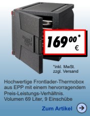Thermobox Frontlader 69 Liter Eco