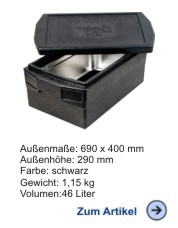 Thermobox Gastronorm 1/1 Deluxe 215mm Eco