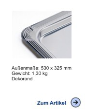 Gastronorm-Tablett Dekor GN