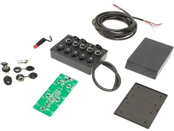 10er Buchsenleiste 12 V - flexibel unterwegs