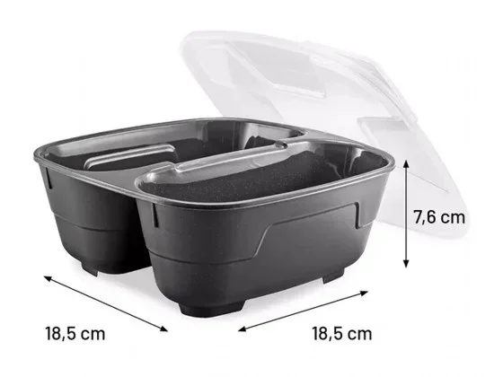 Mehrweg Menüschale "Good Bowl Twin", groß