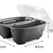 Mehrweg Menüschale "Good Bowl Twin", groß