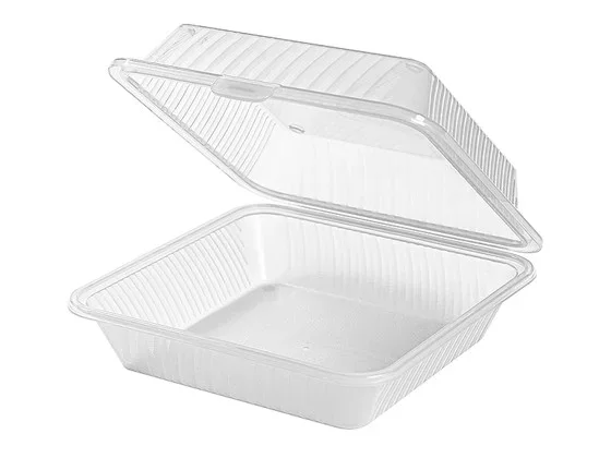 Mehrweg Menüschale "Eco-Takeouts", ungeteilt, klar