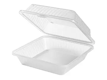 Mehrweg Menüschale "Eco-Takeouts", ungeteilt, klar