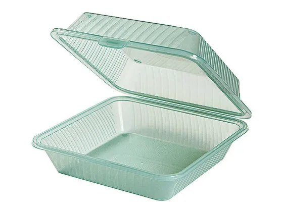 Mehrweg Menüschale "Eco-Takeouts", ungeteilt, grün