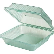 Mehrweg Menüschale "Eco-Takeouts", ungeteilt, grün