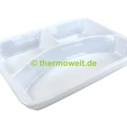Silikondeckel für Porzellan-Menüteller rechteckig