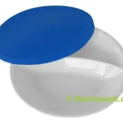 Silikondeckel für Porzellan-Menüteller rund