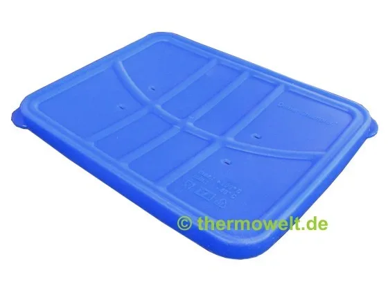 5 x Silikondeckel rechteckig für Menüteller tief