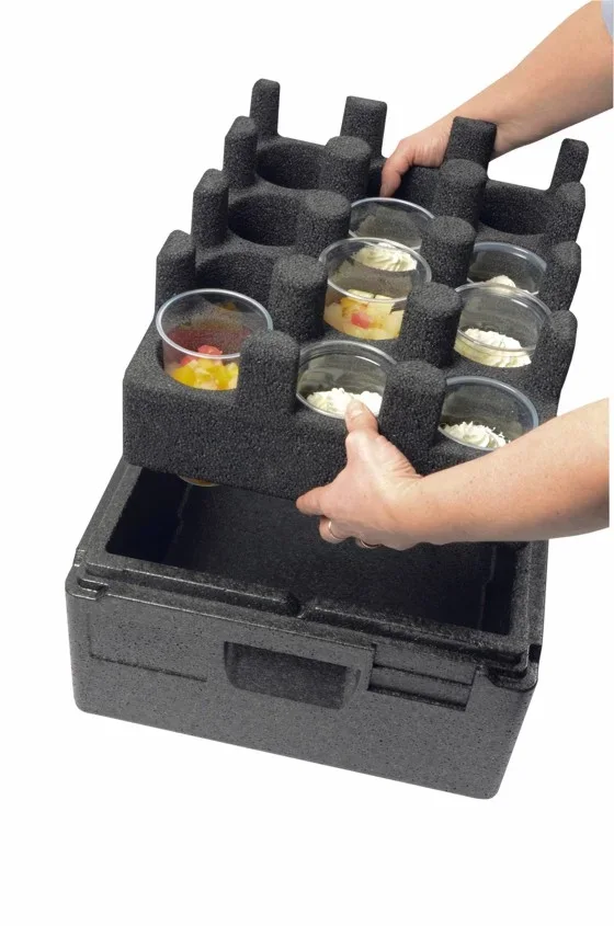 "Drinks To Go" Bechereinsatz für GN-Thermoboxen