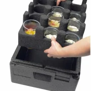 "Drinks To Go" Bechereinsatz für GN-Thermoboxen