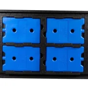 Kühldeckel mit 4 Akkus