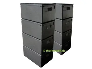 28 x Thermobox 1/1 Gastronorm 257mm