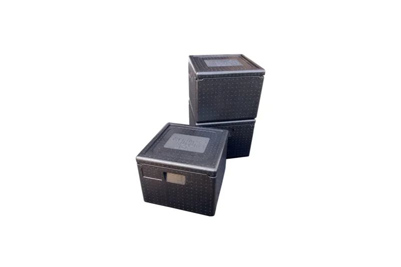 3 x Pizzabox 265mm, schwarz