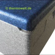 Thermobox 1/1 Gastronorm 217mm silbergrau / blau