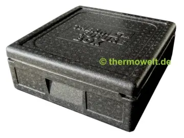 Pizzabox 100mm, schwarz