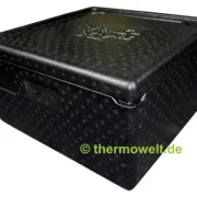 3 x Pizzabox Family 197mm, schwarz