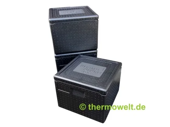 3 x Pizzabox 265mm, schwarz