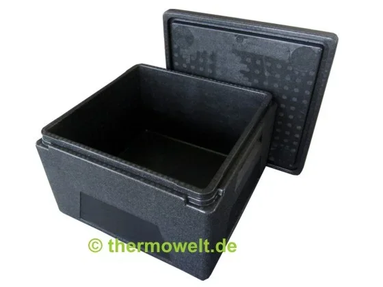 6 x Pizzabox 210mm Thermowelt BASIC LINE, schwarz