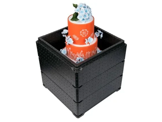 Thermobox-Set Hochzeitstorte 35 x 35 cm
