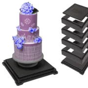 Thermobox-Set Hochzeitstorte 42 x 42 cm