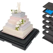 Thermobox-Set Hochzeitstorte XL, 52 x 52 cm