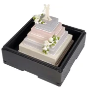 Thermobox-Set Hochzeitstorte XL, 52 x 52 cm