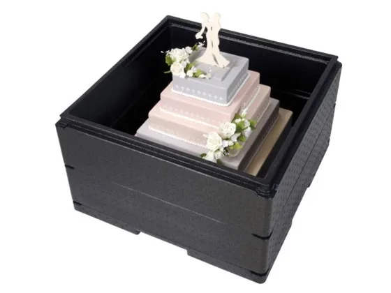 Thermobox-Set Hochzeitstorte XL, 52 x 52 cm