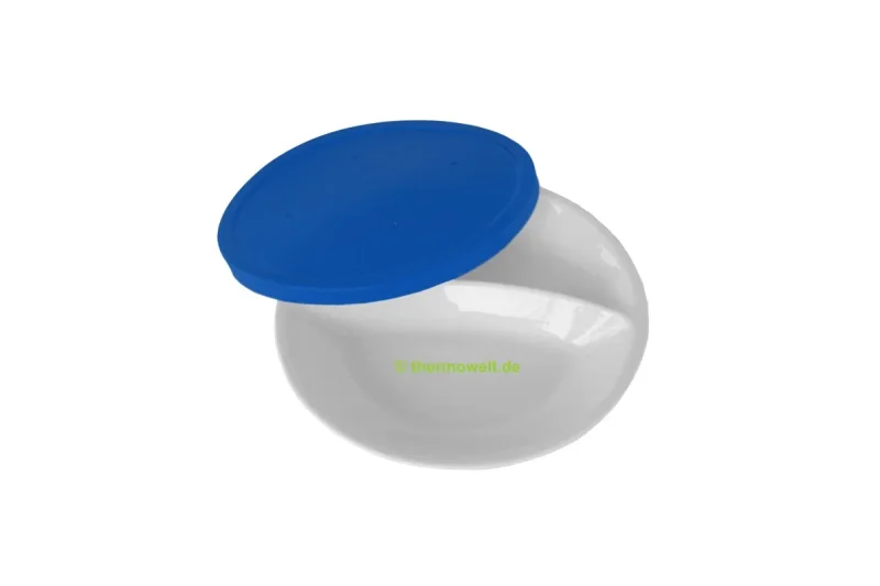 Silikondeckel für Porzellan-Menüteller rund